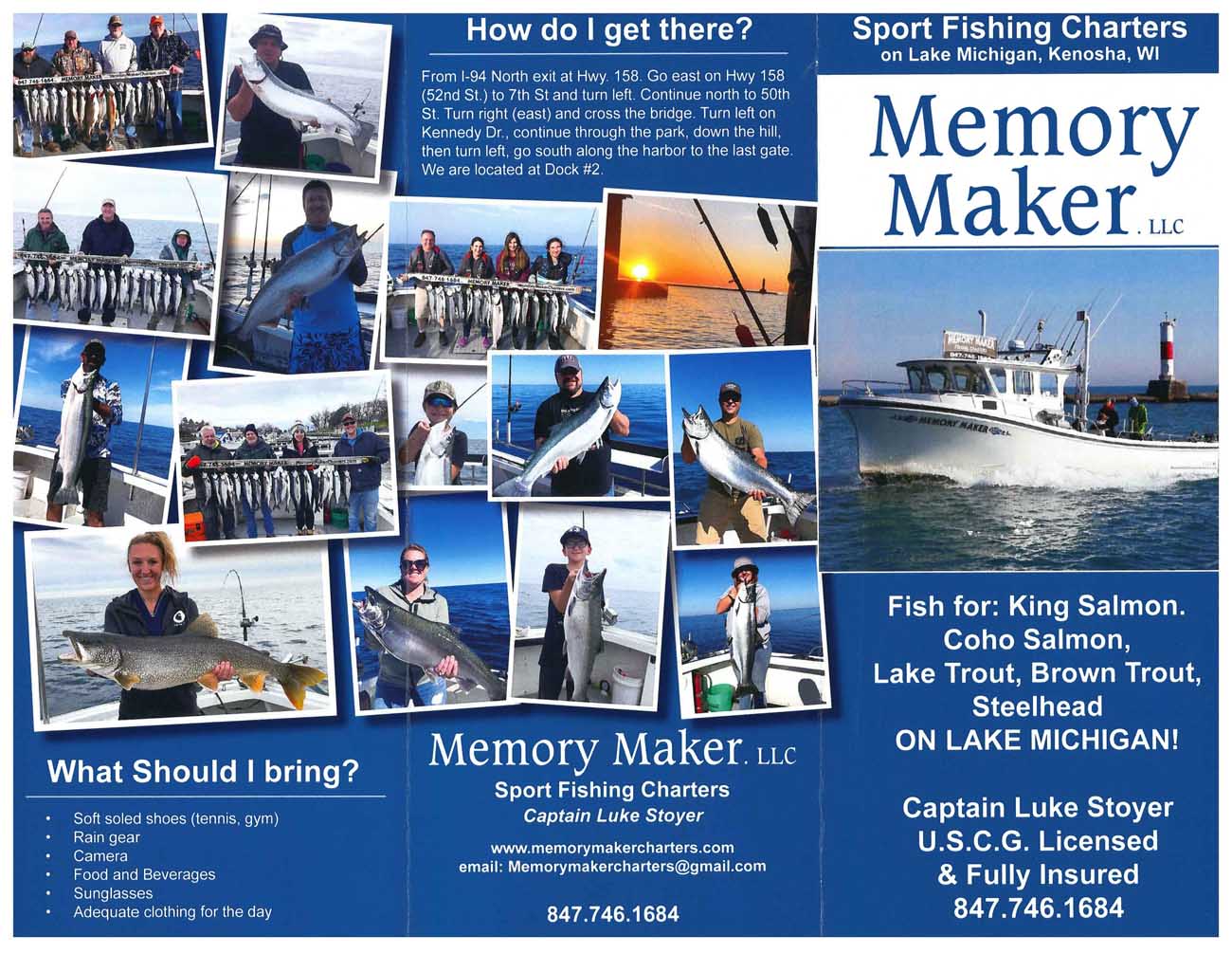 Memory Maker Charter Fishing 2023 Rates – Page 1
