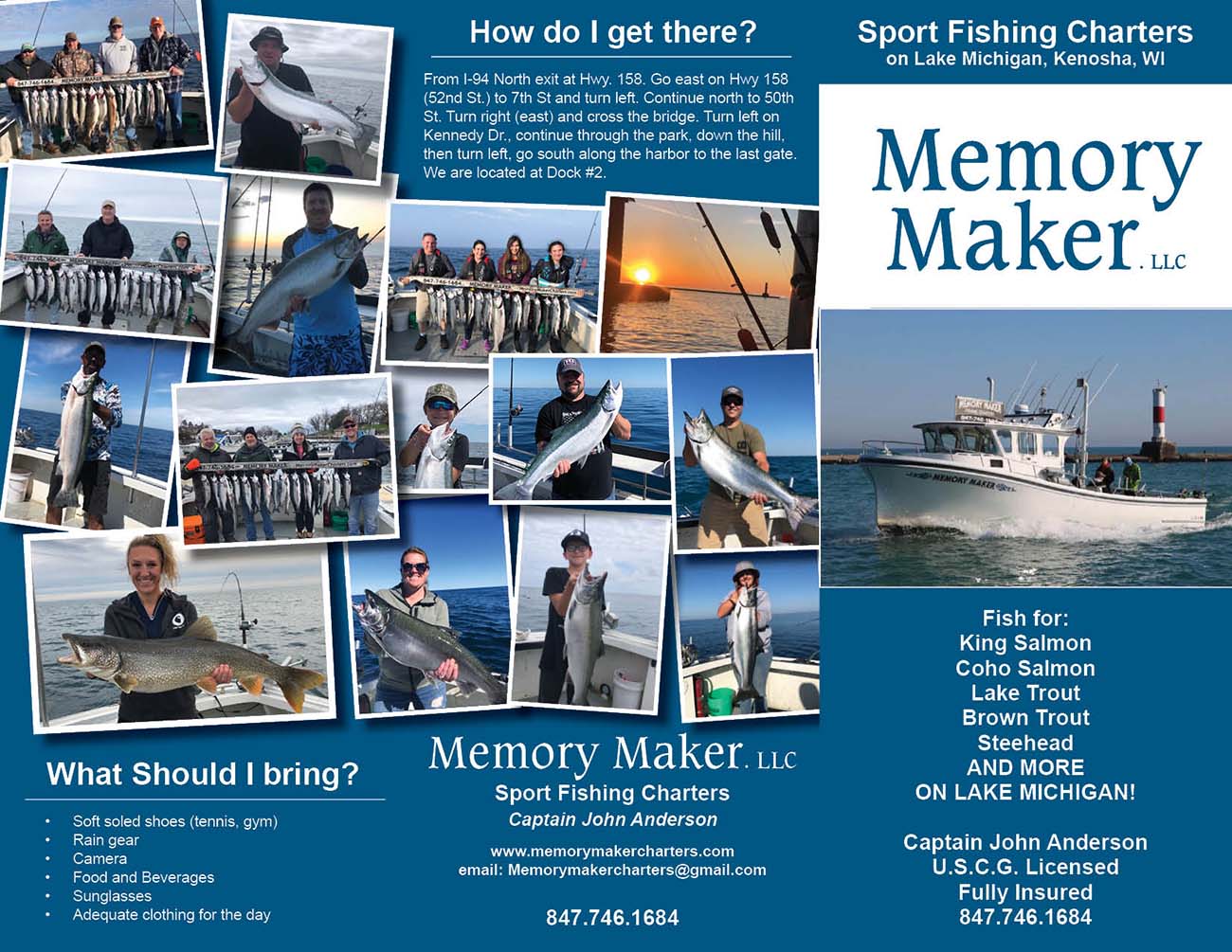 Memory Maker Charter Fishing 2023 Rates – Page 1
