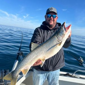 Lake trout fishing