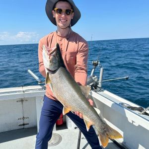 Lake trout fishing