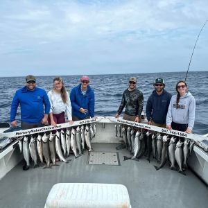 Lake michigan salmon fishing charter