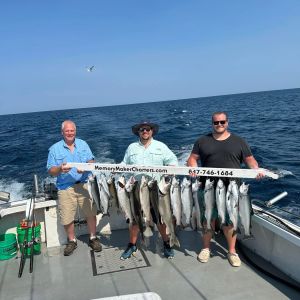 August salmon and trout fishing