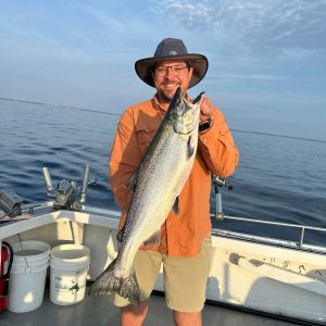 August chinook salmon