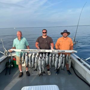 Salmon fishing charter