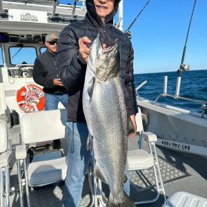 Wisconsin king salmon fishing