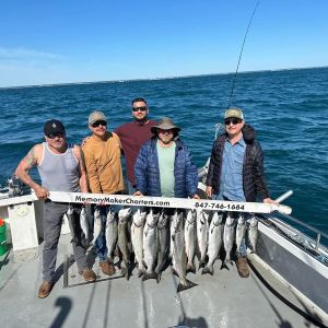 Lake michigan salmon charter