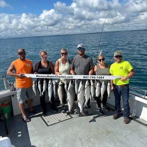 Kenosha Wisconsin Lake Michigan salmon charter