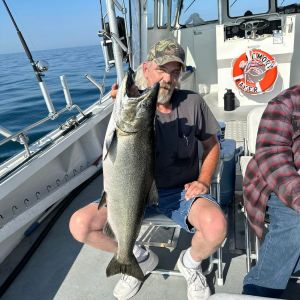 August Chinook salmon