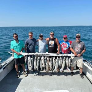 Trout and salmon fishing charter