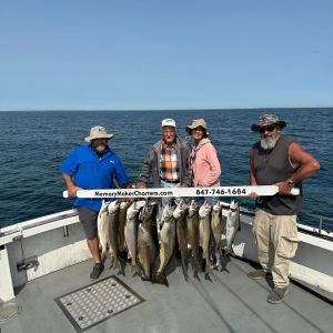 September Lake Michigan Fishing charter