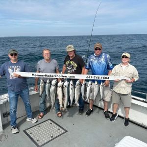 Salmon and trout fishing in the fall