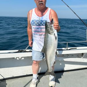 Deep water king salmon 