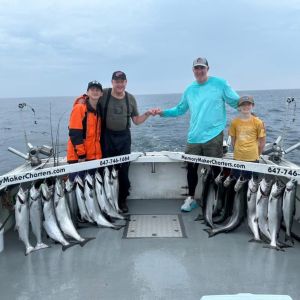 Kid friendly fishing charter 