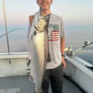 Catching king salmon