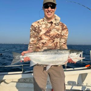 Lake Michigan fishing 
