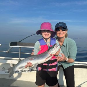 Lake Michigan Rainbow trout fishing 