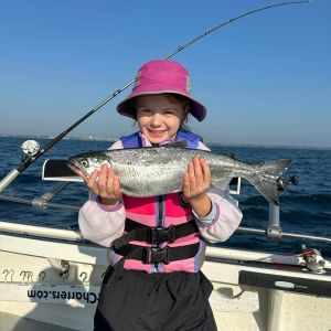 Kid friendly fishing charter 