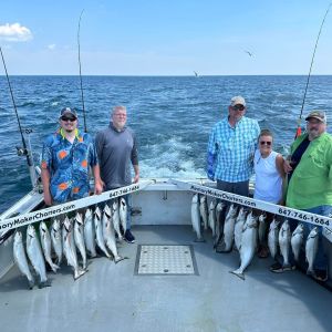 Lake Michigan salmon and trout 