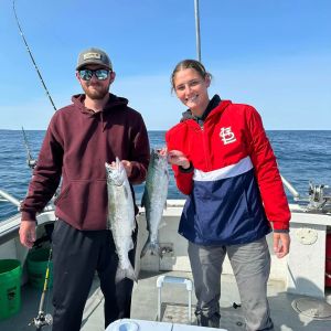 Doubled up on coho salmon 