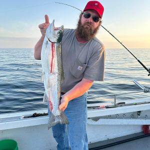 Rainbow trout fishing