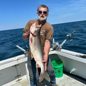 Lake trout fishing 