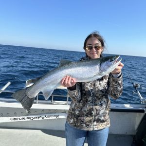 Fishing for steelhead 