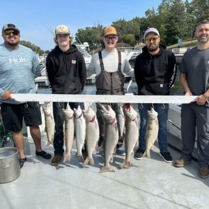 Lake Michigan fishing 