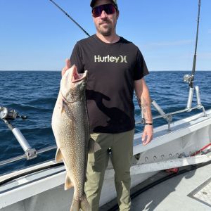 Lake trout fishing 