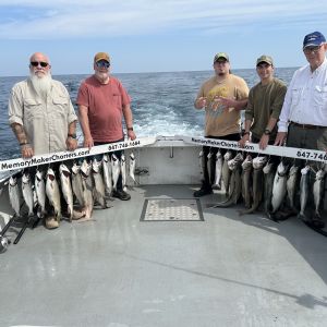 Lake Michigan salmon and trout 